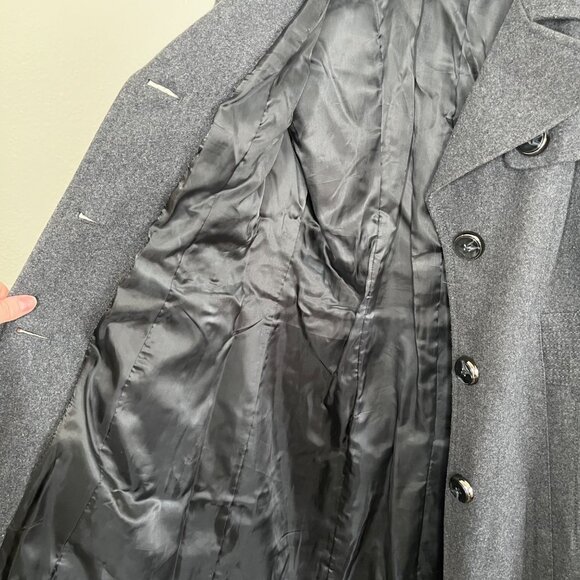 Kenneth Cole Classic Womens Gray Wool Blend Peacoat Size 6 - Picture 9 of 9